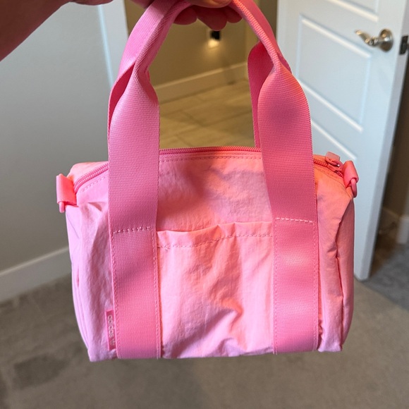 Adidas Trefoil Chenille Crossbody Bag- Bliss Pink/White - Picture 6 of 6